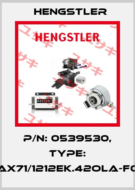 p/n: 0539530, Type: AX71/1212EK.42OLA-F0 Hengstler