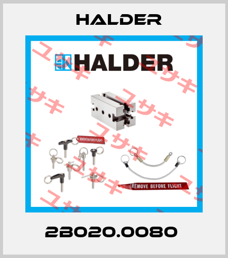 2B020.0080  Halder