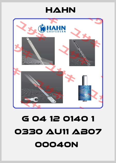 G 04 12 0140 1 0330 AU11 AB07 00040N  Hahn