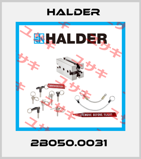 2B050.0031  Halder
