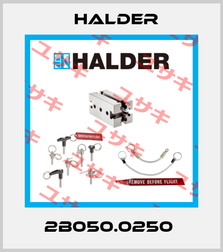 2B050.0250  Halder
