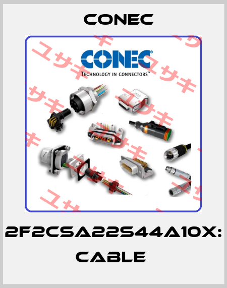 2F2CSA22S44A10X: Cable  CONEC