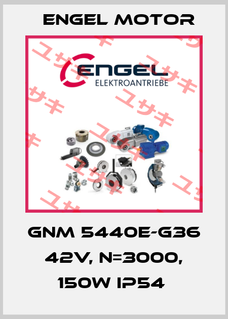 GNM 5440E-G36 42V, N=3000, 150W IP54  Engel Motor