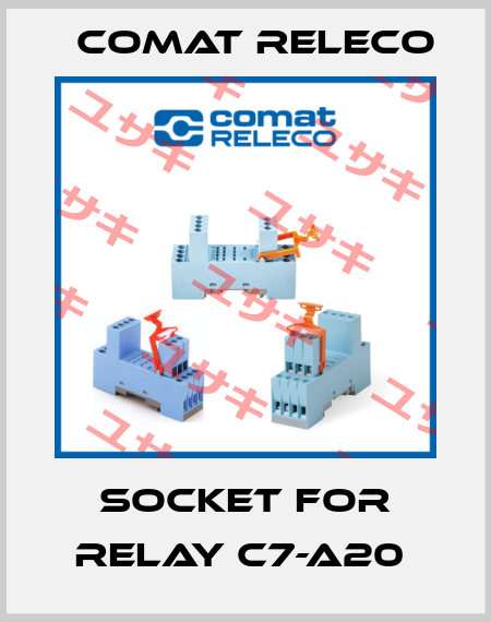 Socket for Relay C7-A20  Comat Releco