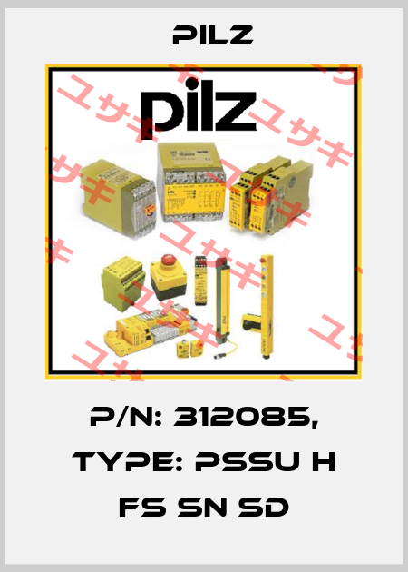 p/n: 312085, Type: PSSu H FS SN SD Pilz