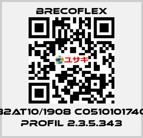 32AT10/1908 C0510101740 Profil 2.3.5.343 Brecoflex