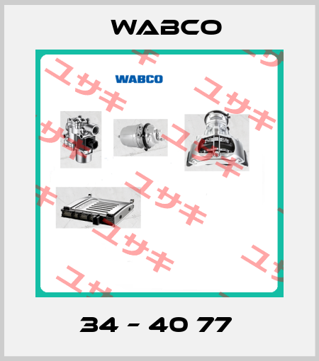 34 – 40 77  Wabco