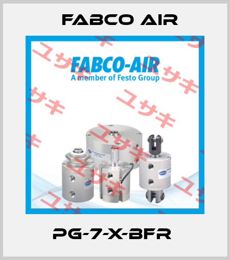 PG-7-X-BFR  Fabco Air
