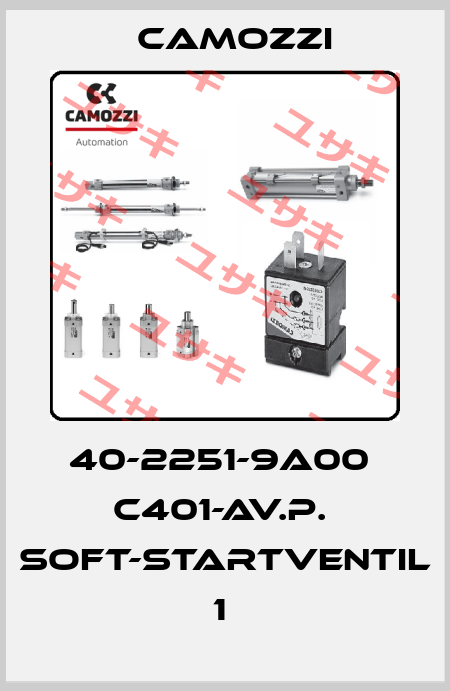 40-2251-9A00  C401-AV.P.  SOFT-STARTVENTIL 1  Camozzi