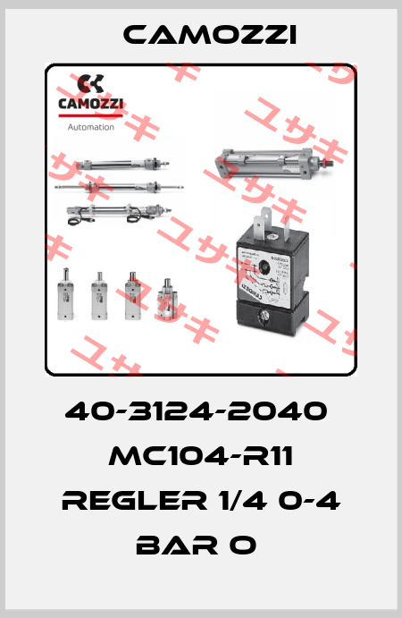40-3124-2040  MC104-R11 REGLER 1/4 0-4 BAR O  Camozzi