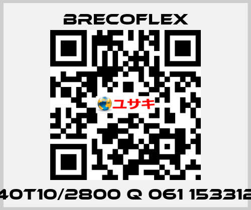 40T10/2800 Q 061 153312  Brecoflex