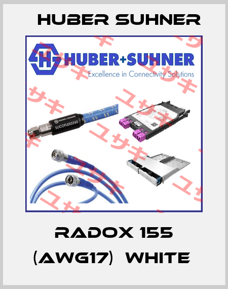 Radox 155 (AWG17)  white  Huber Suhner