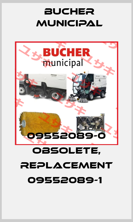 09552089-0 obsolete, replacement 09552089-1  Bucher Municipal