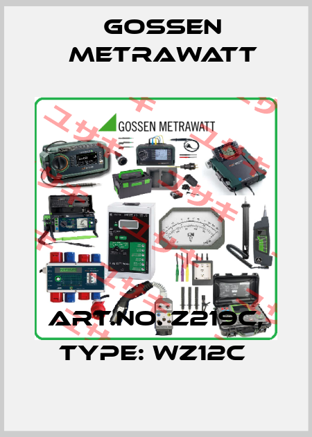 Art.No. Z219C, Type: WZ12C  Gossen Metrawatt