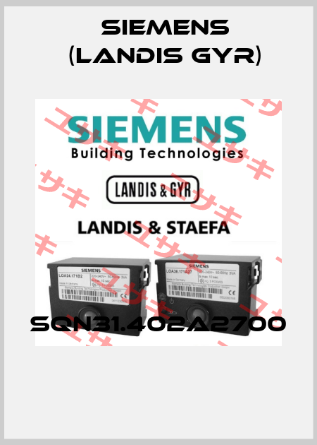 SQN31.402A2700  Siemens (Landis Gyr)