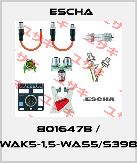 8016478 / WAK5-1,5-WAS5/S398 Escha