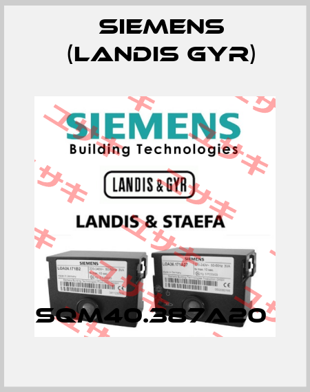 SQM40.387A20  Siemens (Landis Gyr)