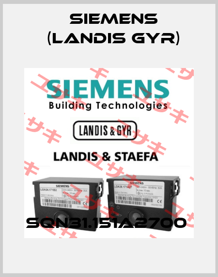 SQN31.151A2700  Siemens (Landis Gyr)
