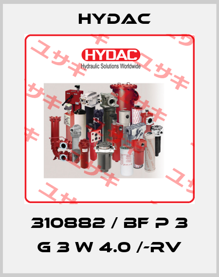 310882 / BF P 3 G 3 W 4.0 /-RV Hydac