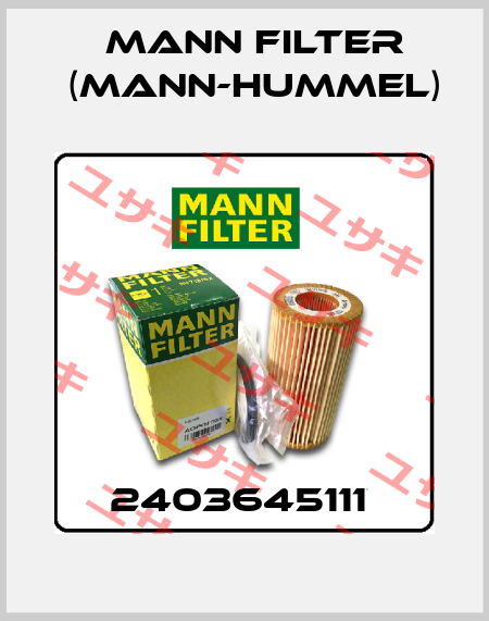2403645111  Mann Filter (Mann-Hummel)