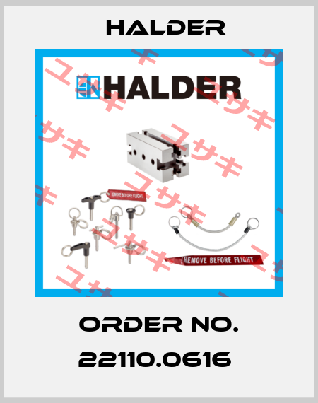 Order No. 22110.0616  Halder