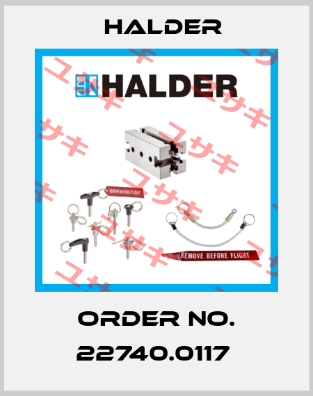 Order No. 22740.0117  Halder