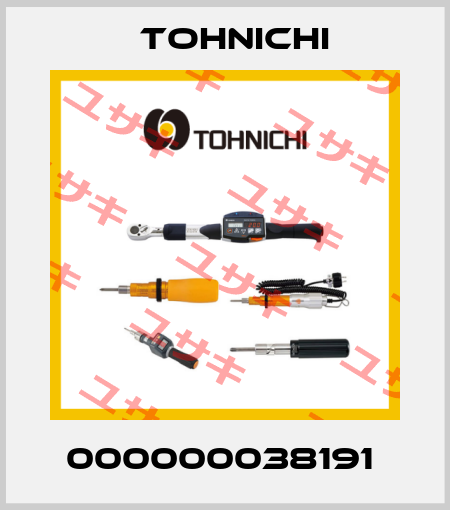 000000038191  Tohnichi
