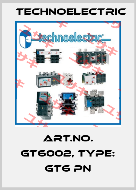 Art.No. GT6002, Type: GT6 PN Technoelectric