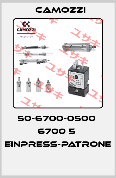 50-6700-0500  6700 5  EINPRESS-PATRONE  Camozzi