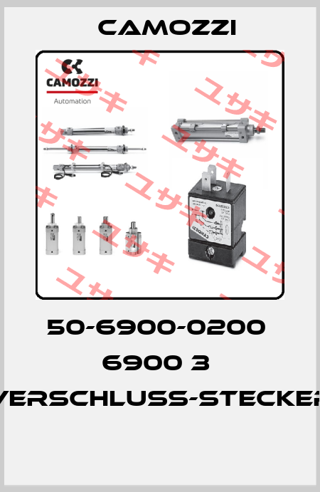 50-6900-0200  6900 3  VERSCHLUSS-STECKER  Camozzi
