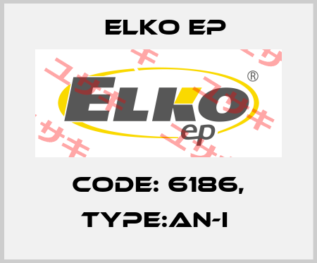 Code: 6186, Type:AN-I  Elko EP