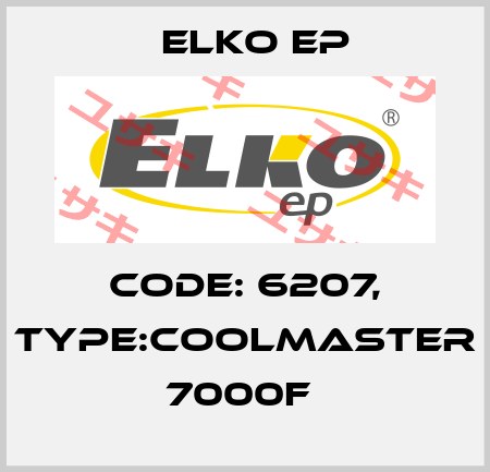 Code: 6207, Type:CoolMaster 7000F  Elko EP