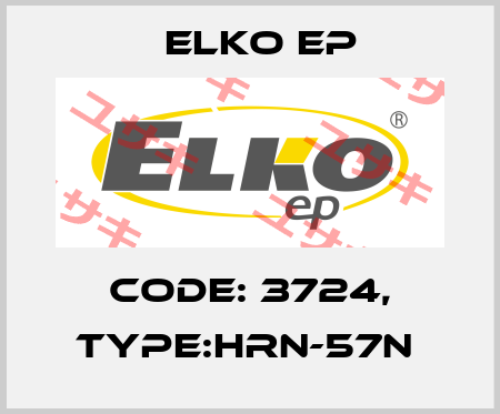 Code: 3724, Type:HRN-57N  Elko EP