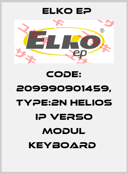 Code: 209990901459, Type:2N Helios IP Verso modul keyboard  Elko EP