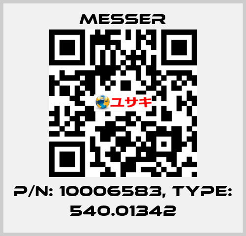 P/N: 10006583, Type: 540.01342 Messer