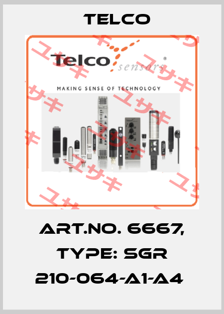 Art.No. 6667, Type: SGR 210-064-A1-A4  Telco