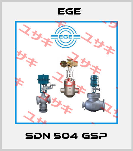 SDN 504 GSP Ege