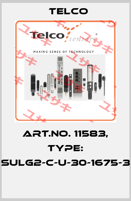 Art.No. 11583, Type: SULG2-C-U-30-1675-3  Telco