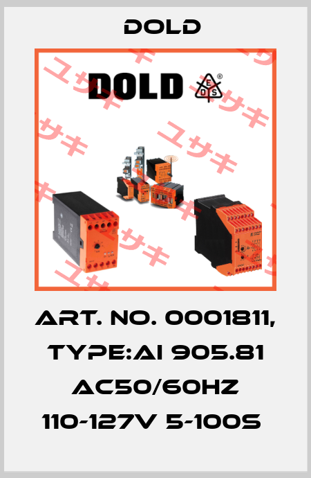 Art. No. 0001811, Type:AI 905.81 AC50/60HZ 110-127V 5-100S  Dold