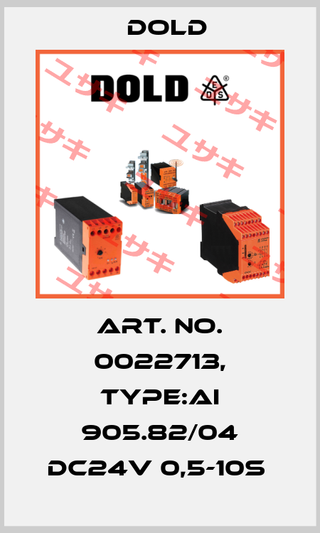Art. No. 0022713, Type:AI 905.82/04 DC24V 0,5-10S  Dold
