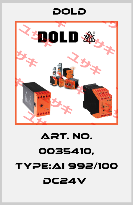 Art. No. 0035410, Type:AI 992/100 DC24V  Dold