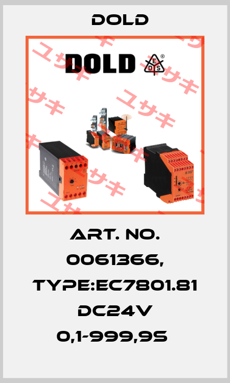 Art. No. 0061366, Type:EC7801.81 DC24V 0,1-999,9S  Dold