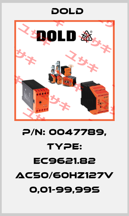 p/n: 0047789, Type: EC9621.82 AC50/60HZ127V 0,01-99,99S Dold