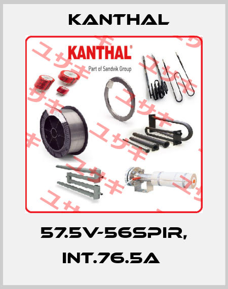 57.5V-56SPIR, INT.76.5A  Kanthal