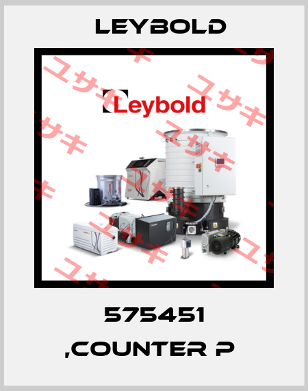 575451 ,COUNTER P  Leybold