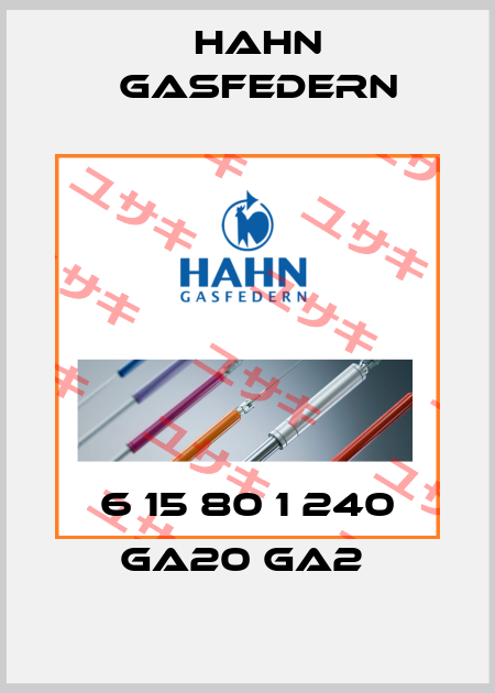 6 15 80 1 240 GA20 GA2  Hahn Gasfedern