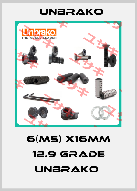 6(M5) X16MM 12.9 GRADE UNBRAKO  Unbrako