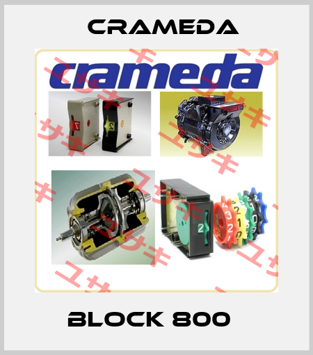 BLOCK 800   Crameda