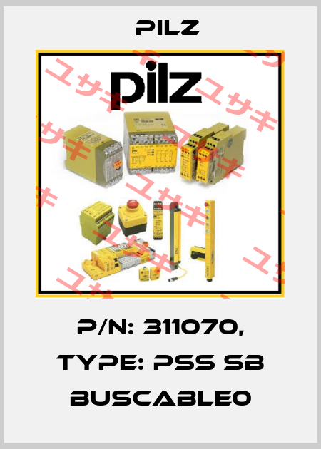 p/n: 311070, Type: PSS SB BUSCABLE0 Pilz