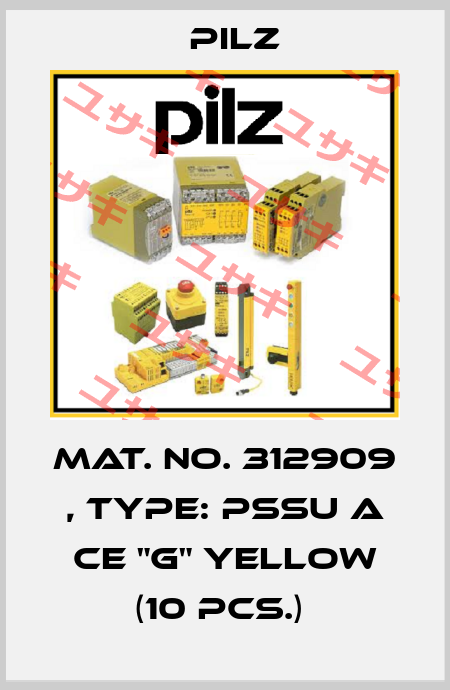 Mat. No. 312909 , Type: PSSu A CE "G" yellow (10 pcs.)  Pilz